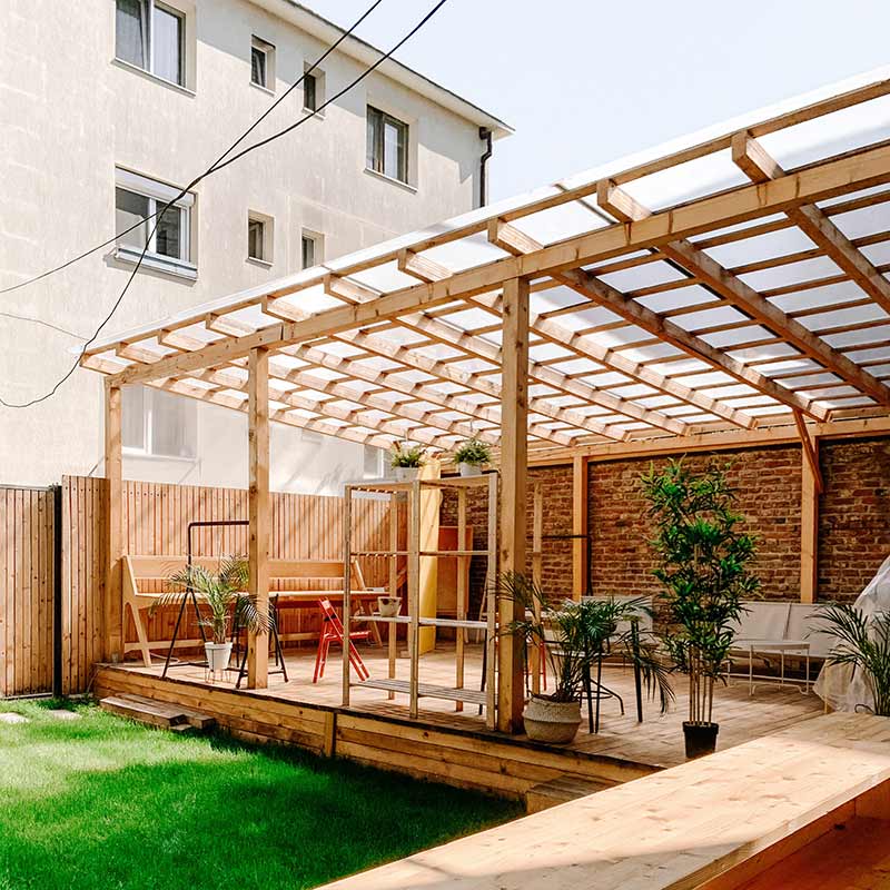 Pergola en bois